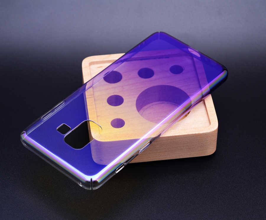 Galaxy A8 Plus 2018 Kılıf Zore Renkli Transparan Kapak
