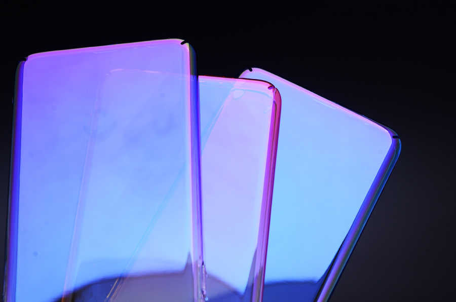 Galaxy A8 Plus 2018 Kılıf Zore Renkli Transparan Kapak