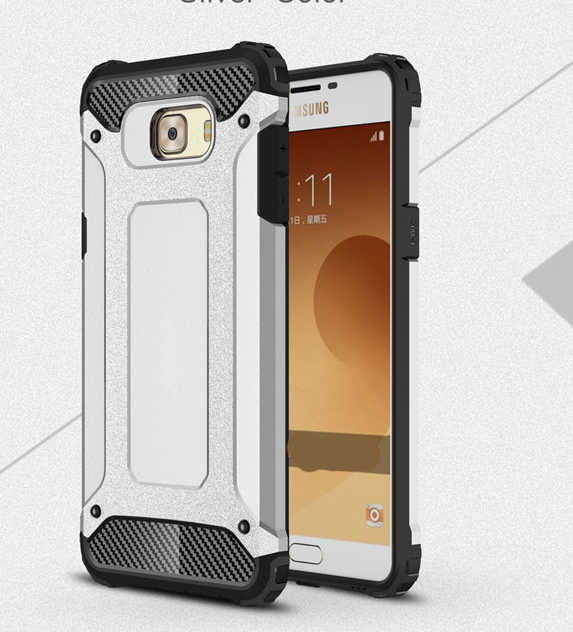 Galaxy C5 Kılıf Zore Crash Silikon Kapak