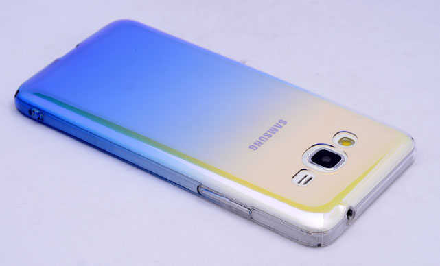 Galaxy J2 Prime Kılıf Zore Renkli Transparan Kapak