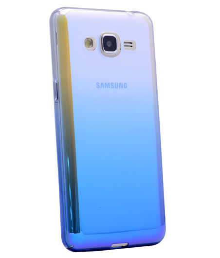 Galaxy J2 Prime Kılıf Zore Renkli Transparan Kapak