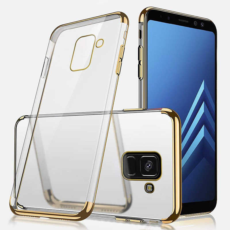 Galaxy J6 Plus Kılıf Zore Dört Köşeli Lazer Silikon Kapak