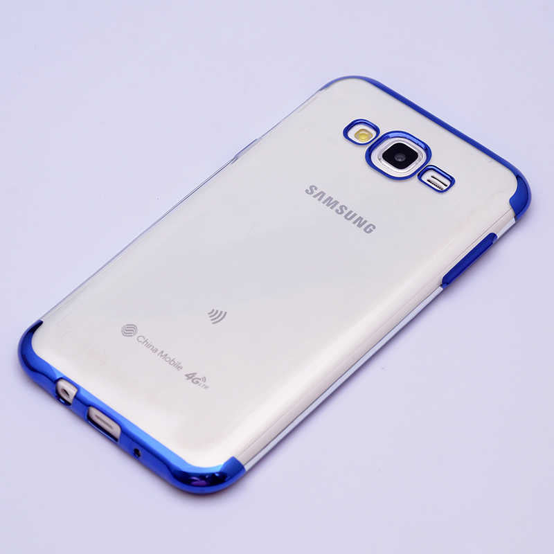 Galaxy J7 Core Kılıf Zore Dört Köşeli Lazer Silikon Kapak