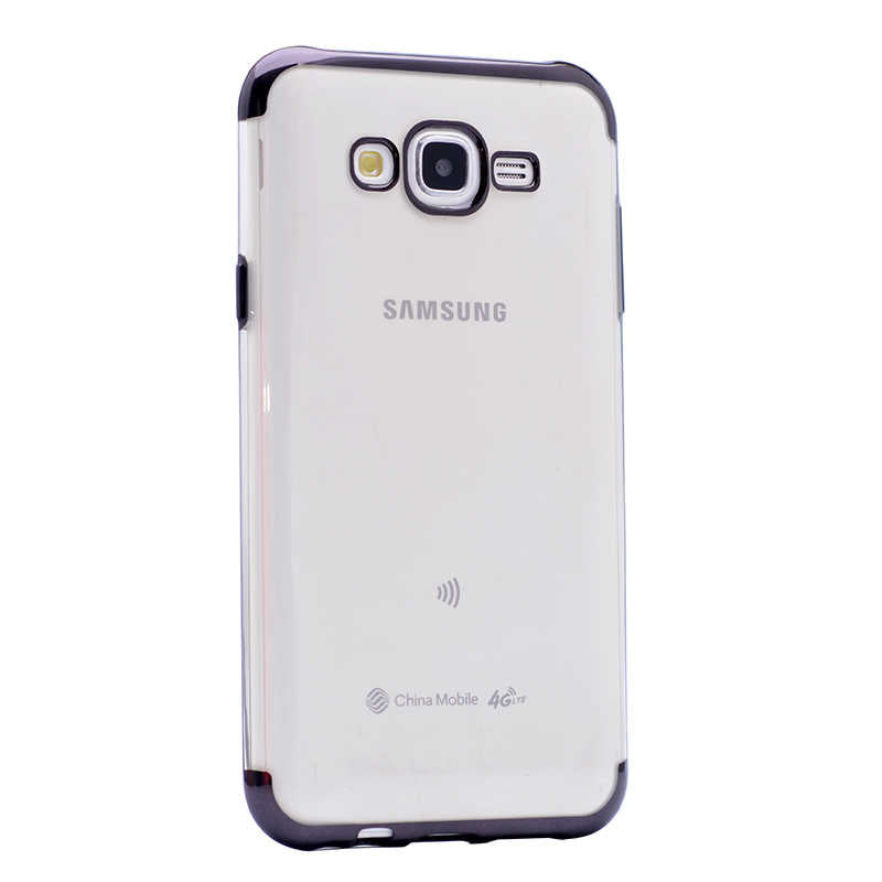 Galaxy J7 Core Kılıf Zore Dört Köşeli Lazer Silikon Kapak