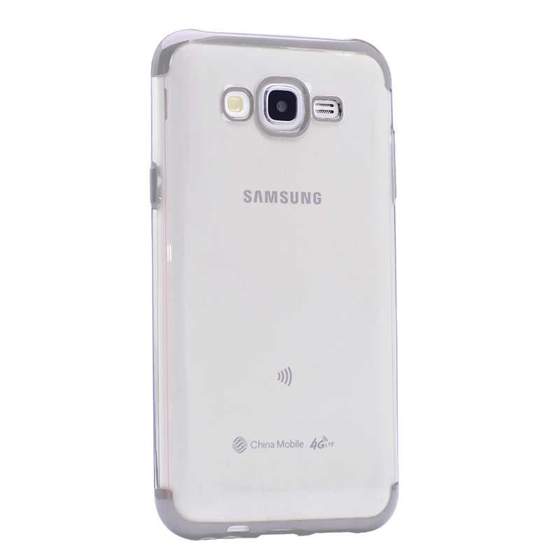 Galaxy J7 Core Kılıf Zore Dört Köşeli Lazer Silikon Kapak