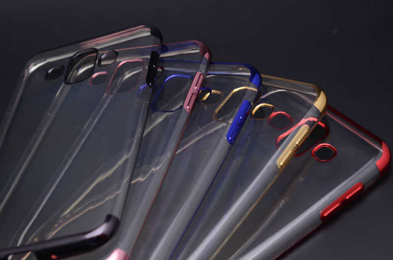 Galaxy J7 Duo Kılıf Zore Dört Köşeli Lazer Silikon Kapak