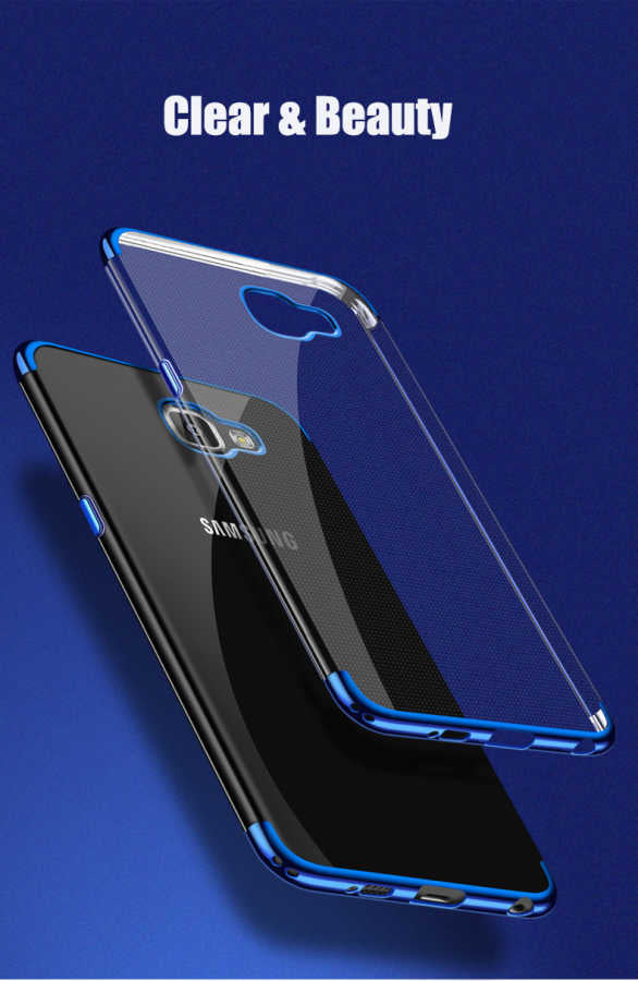 Galaxy J7 Prime Kılıf Zore Dört Köşeli Lazer Silikon Kapak