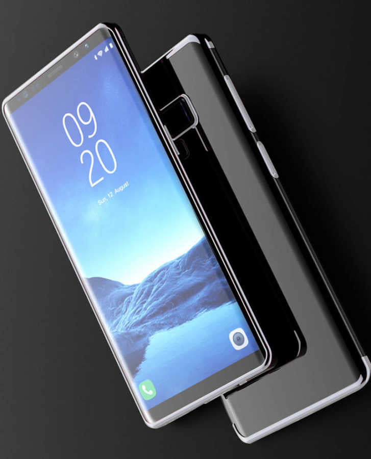 Galaxy Note 9 Kılıf Zore Dört Köşeli Lazer Silikon Kapak