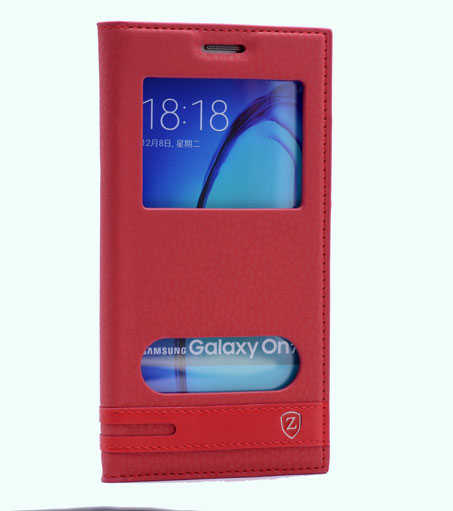Galaxy On7 Kılıf Zore Elite Kapaklı Kılıf