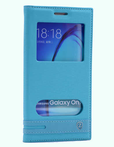 Galaxy On7 Kılıf Zore Elite Kapaklı Kılıf