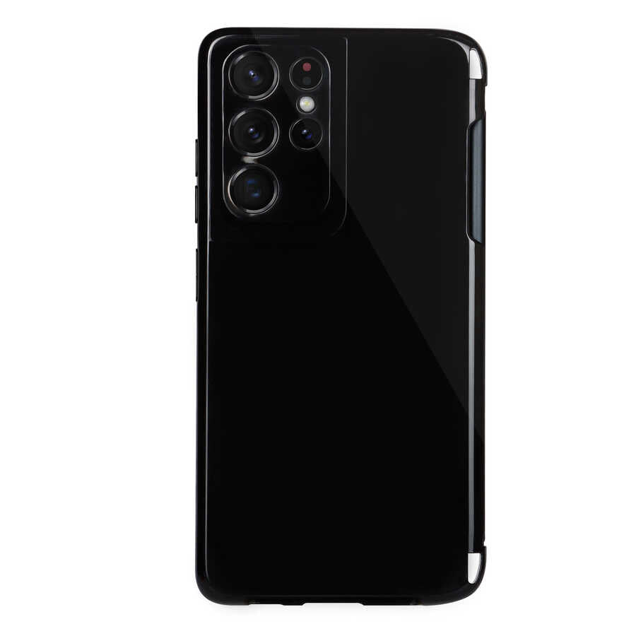Galaxy S21 Ultra Kılıf Zore Kalem Bölmeli Süper Silikon Kapak