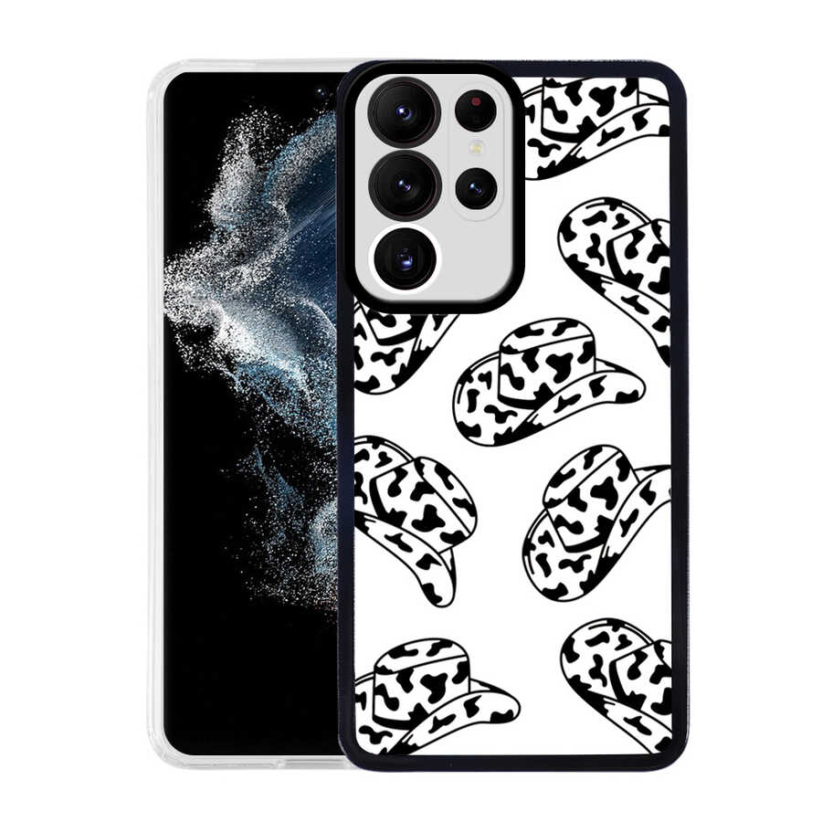 Galaxy S22 Ultra Kılıf Zore M-Fit Desenli Kapak