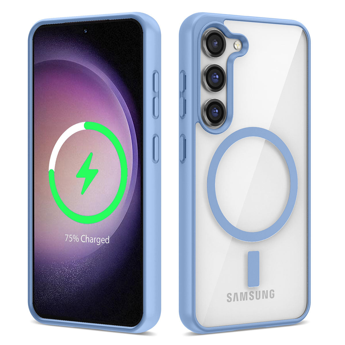 Galaxy S23 Plus Kılıf M-safe Wireless Şarj Özellikli Silikon Zore Ege Kapak