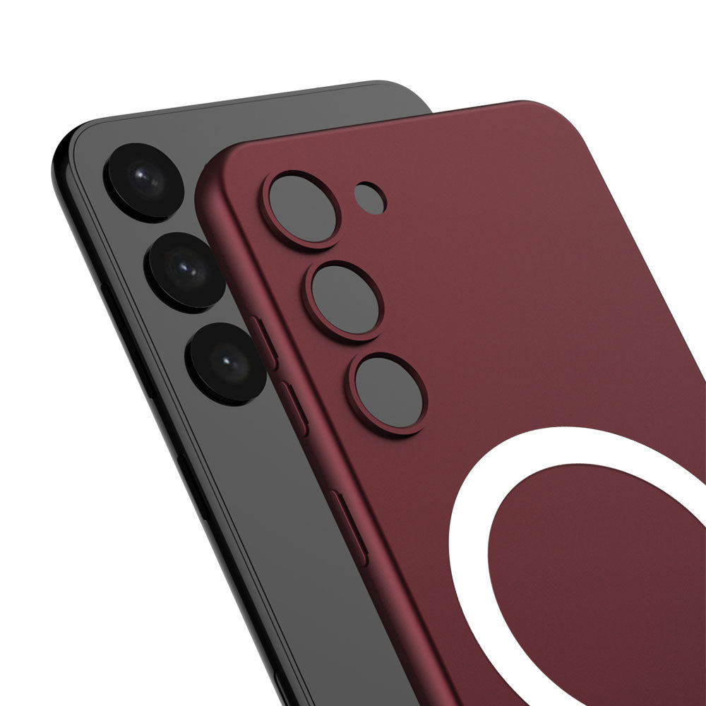 Galaxy S23 Plus Kılıf Wireless Şarj Özellikli Zore Kıpta M-safe Silikon Kapak