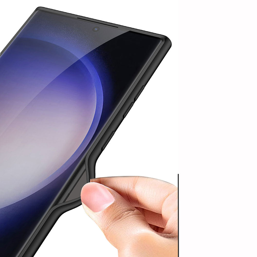 Galaxy S23 Ultra Kılıf Wireless Şarj Özellikli Zore Kıpta M-safe Silikon Kapak