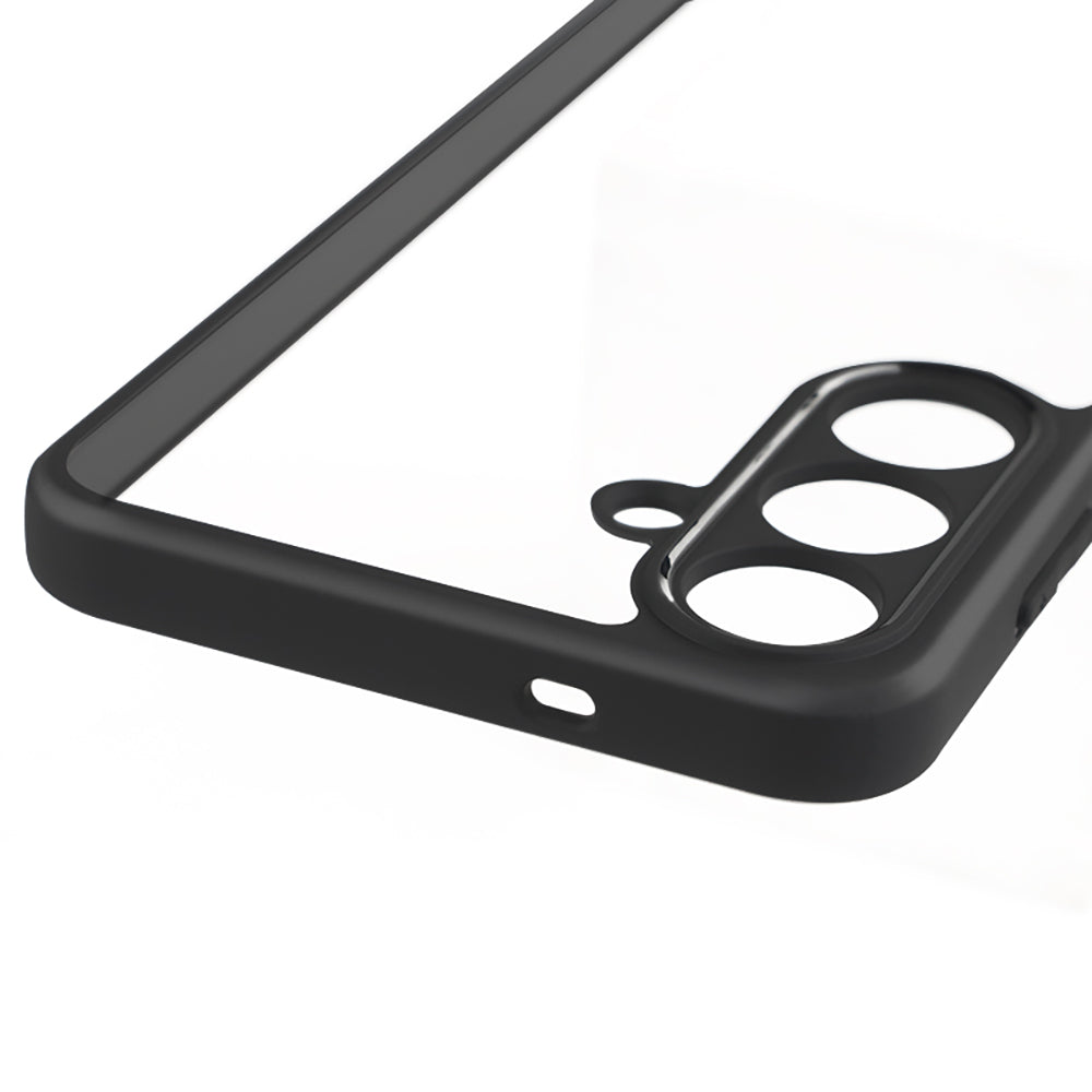 Galaxy S25 FE Kılıf Kamera Korumalı Şeffaf Arka Yüzey Zore New Roll Kapak