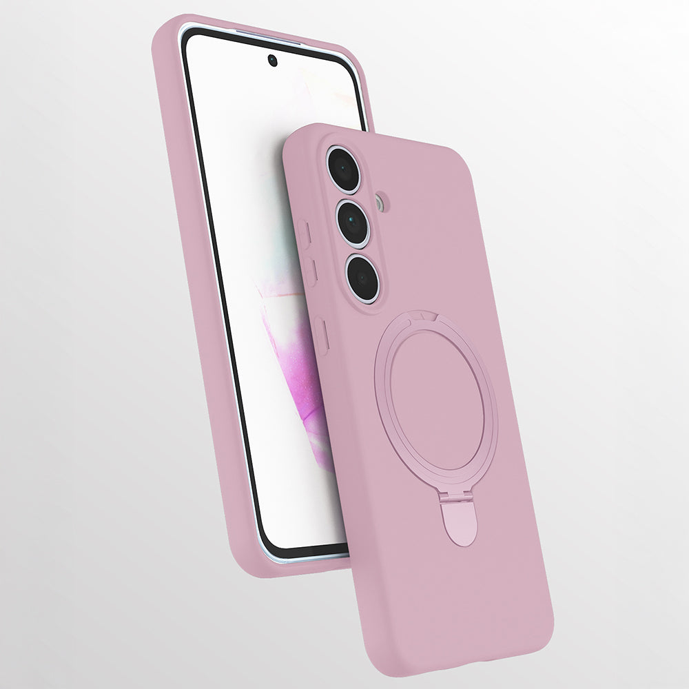 Galaxy S25 FE Kılıf M-safe Şarj Özellikli Standlı Zore Samara Kapak