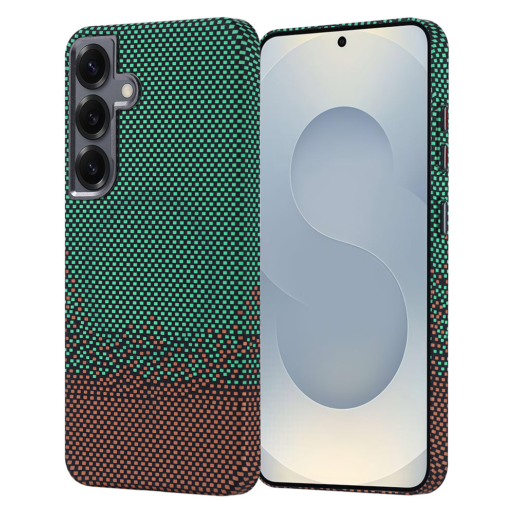 Galaxy S25 Kılıf M-safe Şarj Özellikli Karbon Fiber Görünümlü Zore Nekst Kapak