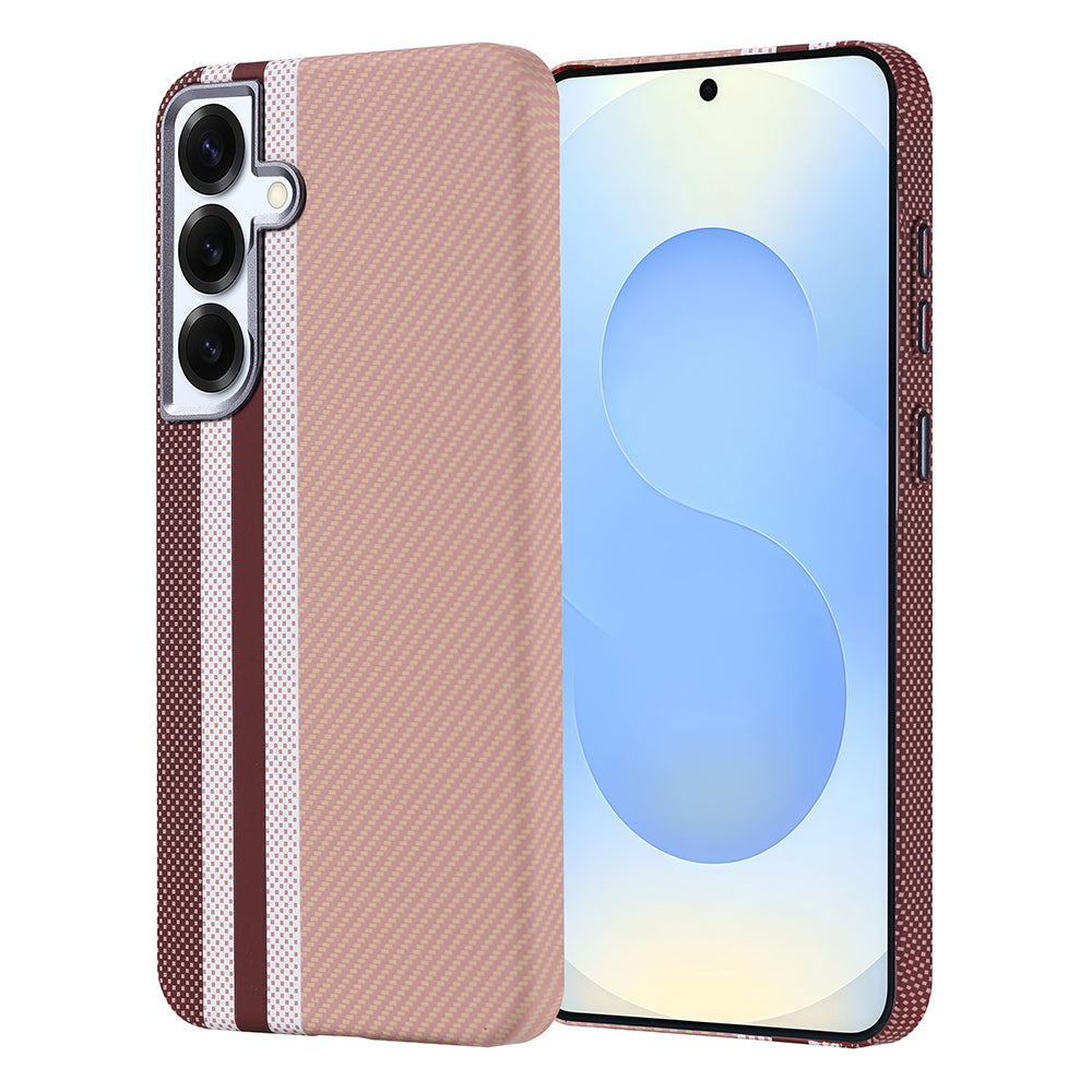 Galaxy S25 Plus Kılıf M-safe Şarj Özellikli Karbon Fiber Görünümlü Zore Nekst Kapak