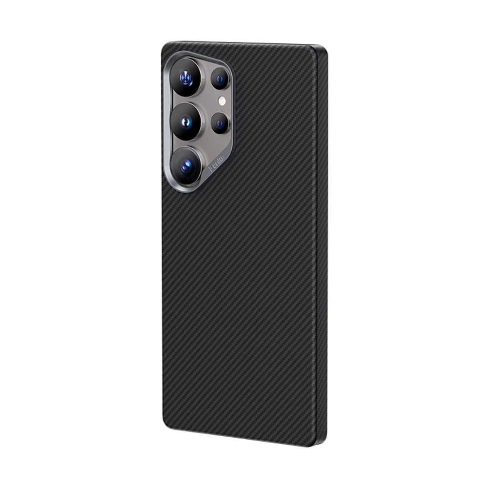 Galaxy S25 Ultra Kılıf Benks M-safe Şarj Özellikli Magnetik ArmorAir 600D Kevlar Fiber Kapak