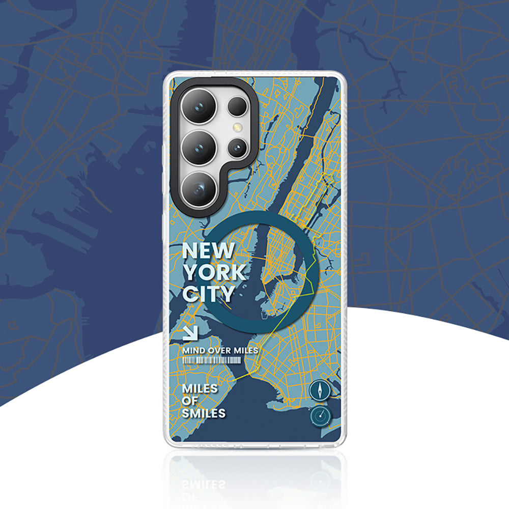 Galaxy S25 Ultra Kılıf M-safe Şarj Özellikli Benks Dynamic City Serisi Kapak