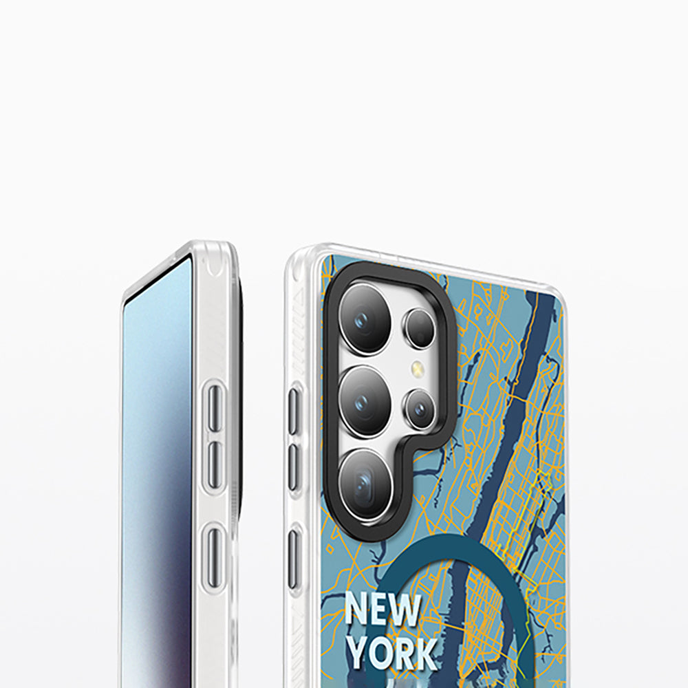 Galaxy S25 Ultra Kılıf M-safe Şarj Özellikli Benks Dynamic City Serisi Kapak