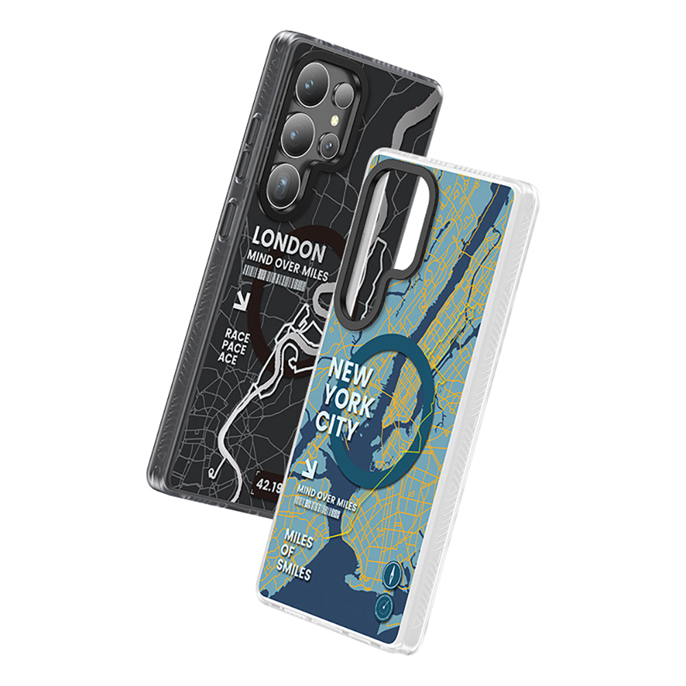 Galaxy S25 Ultra Kılıf M-safe Şarj Özellikli Benks Dynamic City Serisi Kapak