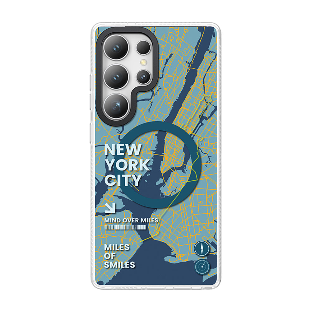 Galaxy S25 Ultra Kılıf M-safe Şarj Özellikli Benks Dynamic City Serisi Kapak