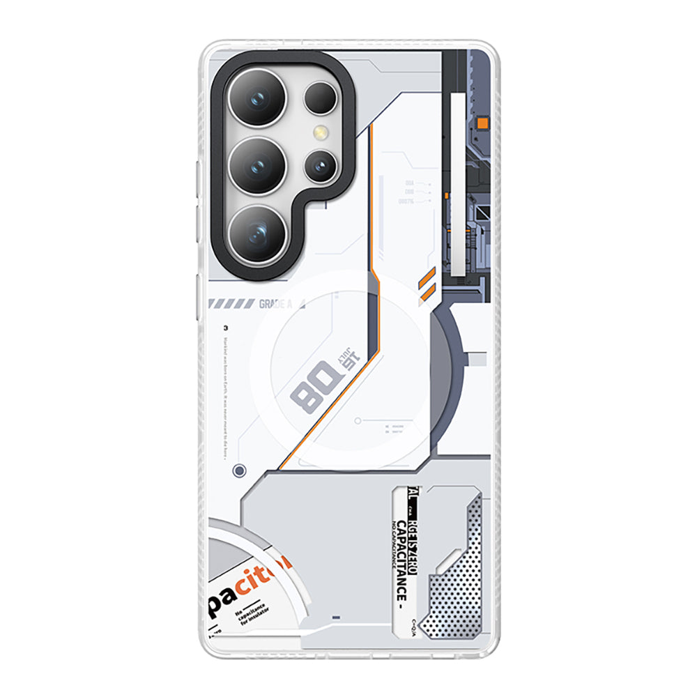 Galaxy S25 Ultra Kılıf M-safe Şarj Özellikli Benks Dynamic Mecha Serisi Kapak