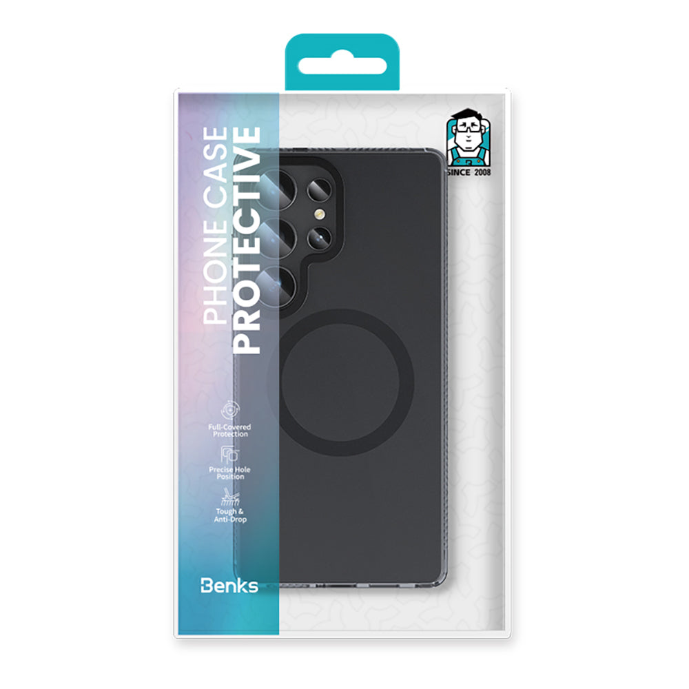 Galaxy S25 Ultra Kılıf M-safe Şarj Özellikli Benks Lucid Armor Kapak