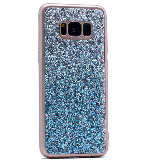 Galaxy S8 Kılıf Zore Simli Kırçıllı Silikon
