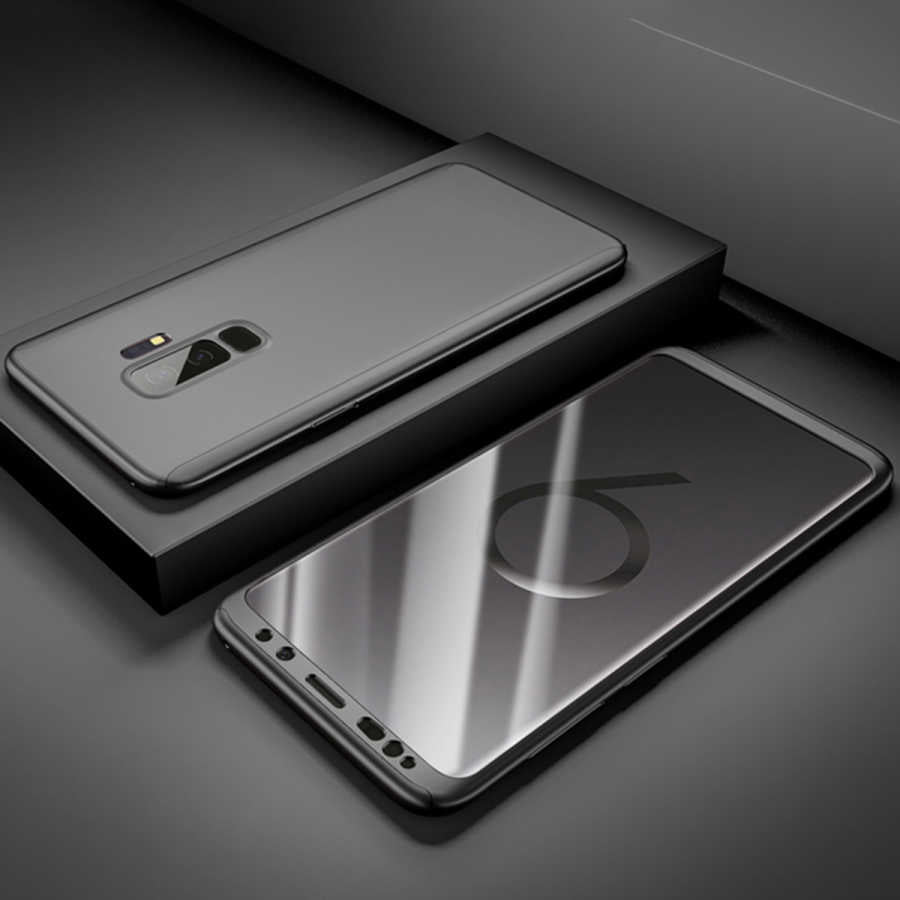Galaxy S9 Plus Kılıf Zore 360 3 Parçalı Rubber Kapak