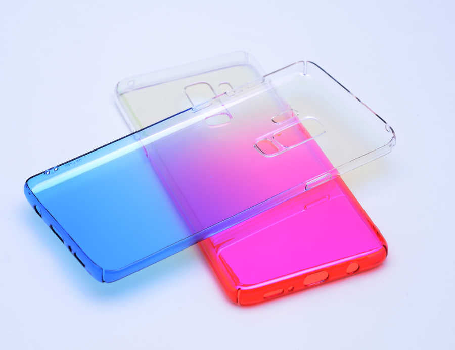 Galaxy S9 Plus Kılıf Zore Renkli Transparan Kapak