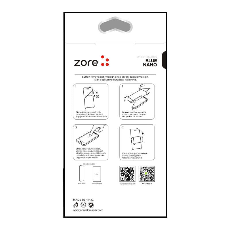 General Mobile 4G Android One Zore Blue Nano Ekran Koruyucu