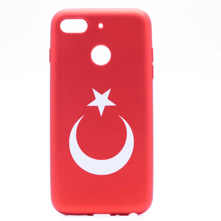 General Mobile 8 Go Kılıf Zore Bayrak Silikon