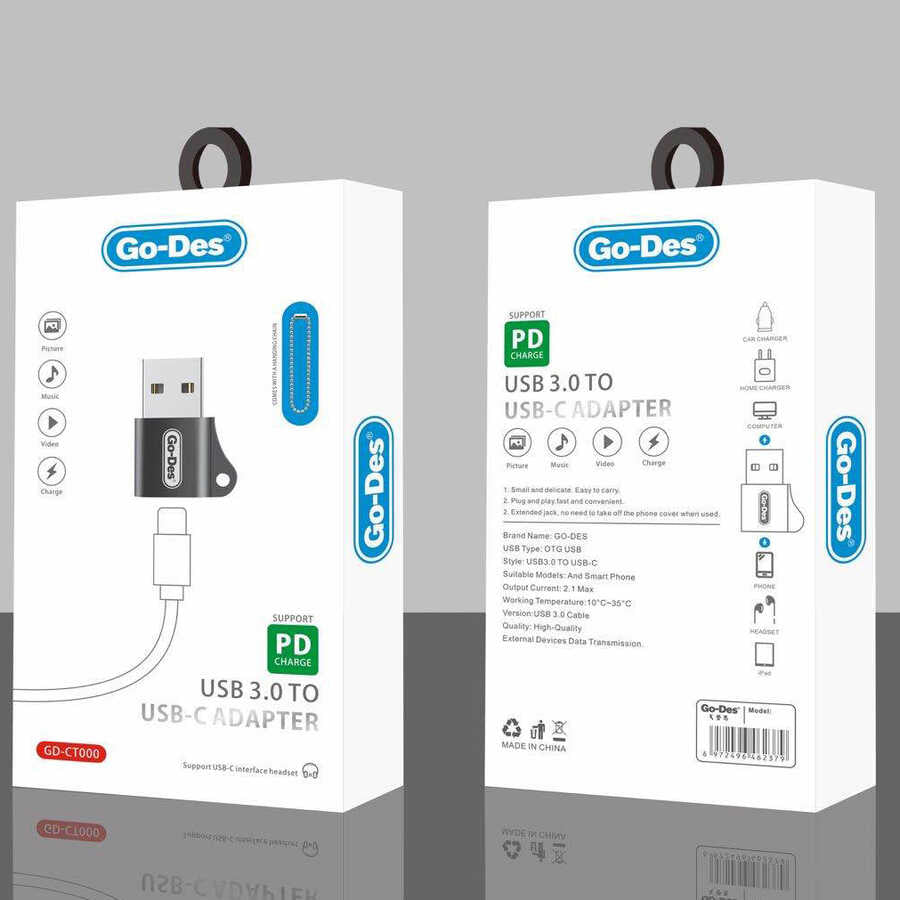 Go Des GD-CT028 Type-C To Usb Çevirici