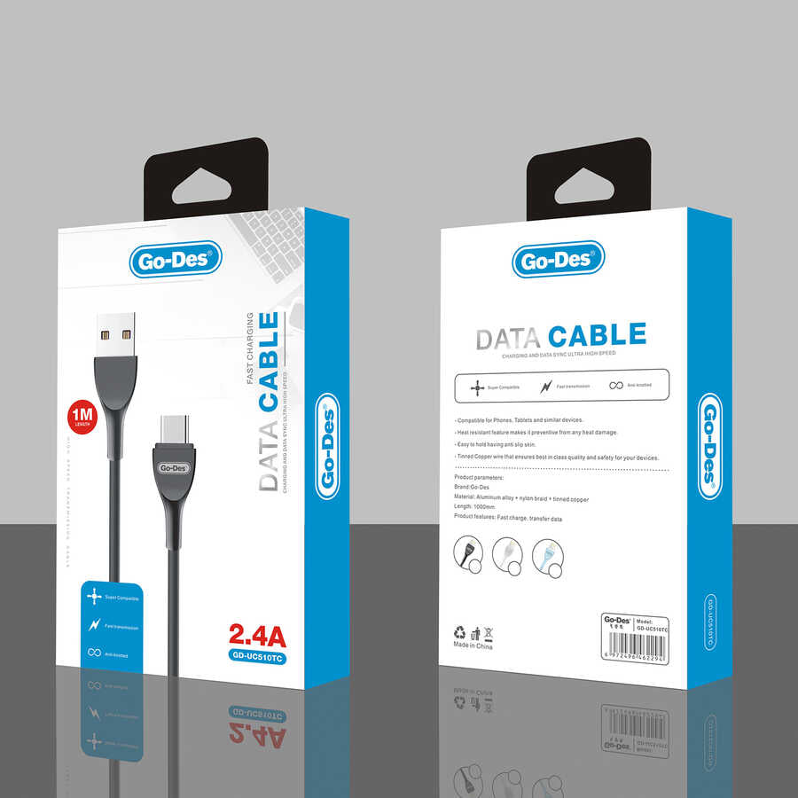Go Des GD-UC510 Type-C Usb Kablo