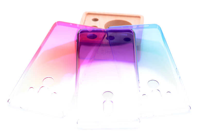 Huawei Mate 10 Pro Kılıf Zore Renkli Transparan Kapak