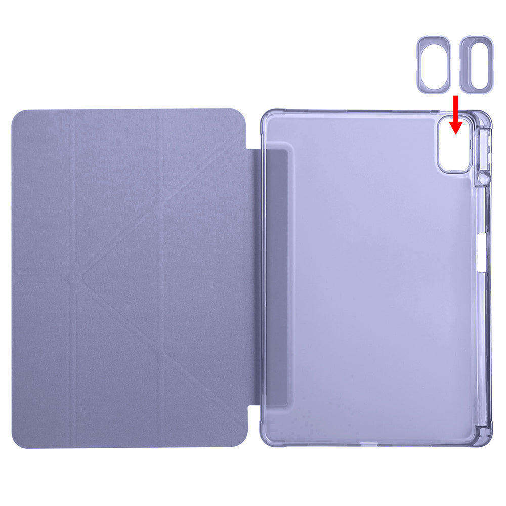 Huawei Matepad SE 11 Kılıf Zore Tri Folding Kalem Bölmeli Standlı Kılıf