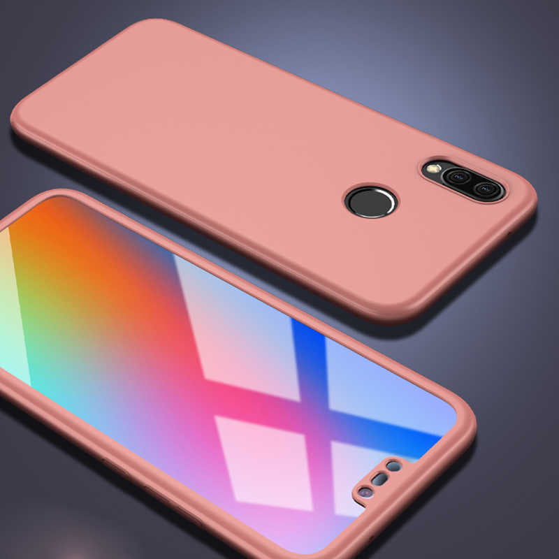 Huawei P20 Lite Kılıf Zore 360 3 Parçalı Rubber Kapak
