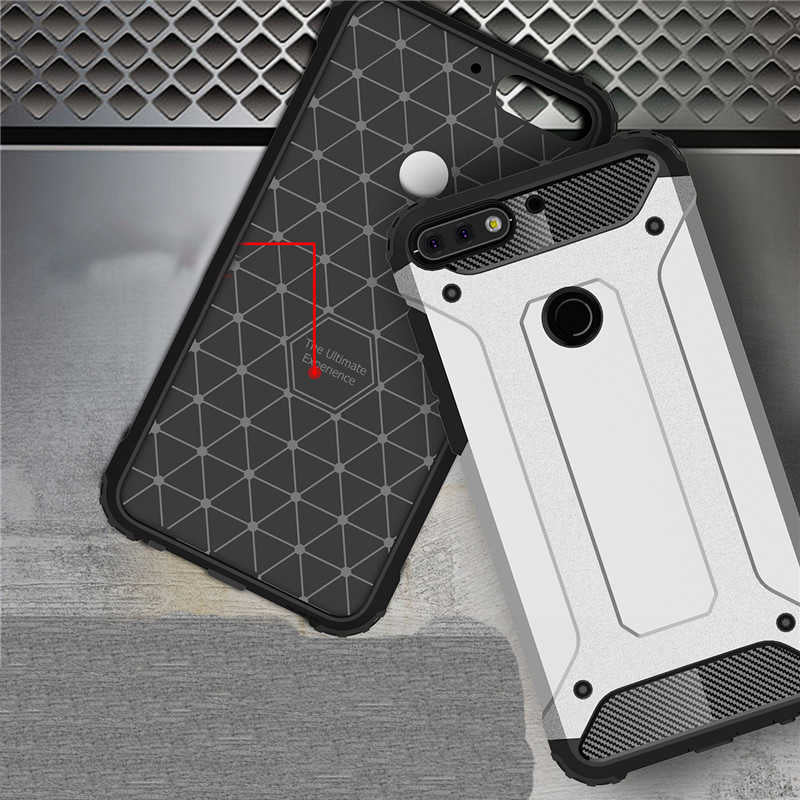 Huawei Y7 2018 Kılıf Zore Crash Silikon Kapak