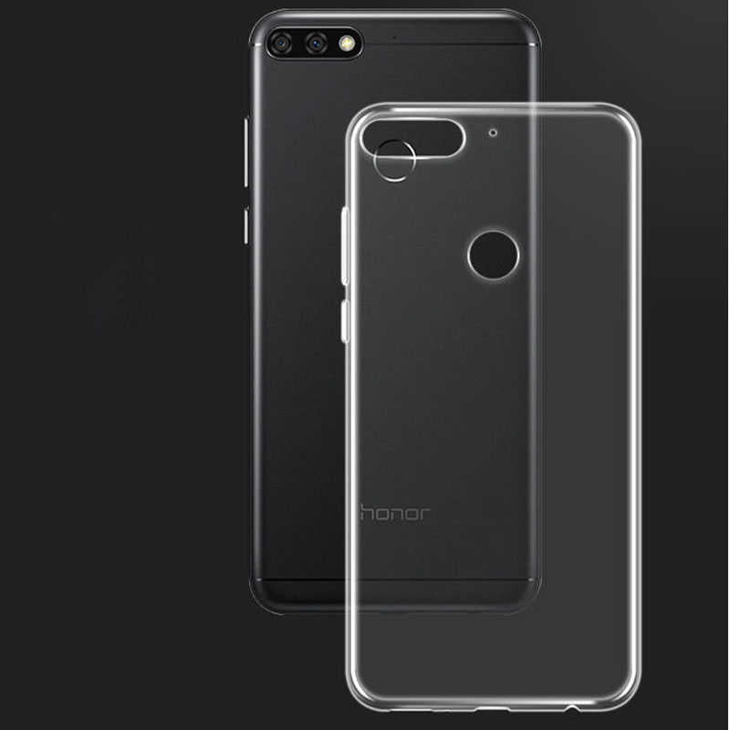 Huawei Y7 2018 Kılıf Zore Ultra İnce Silikon Kapak 0.2 mm