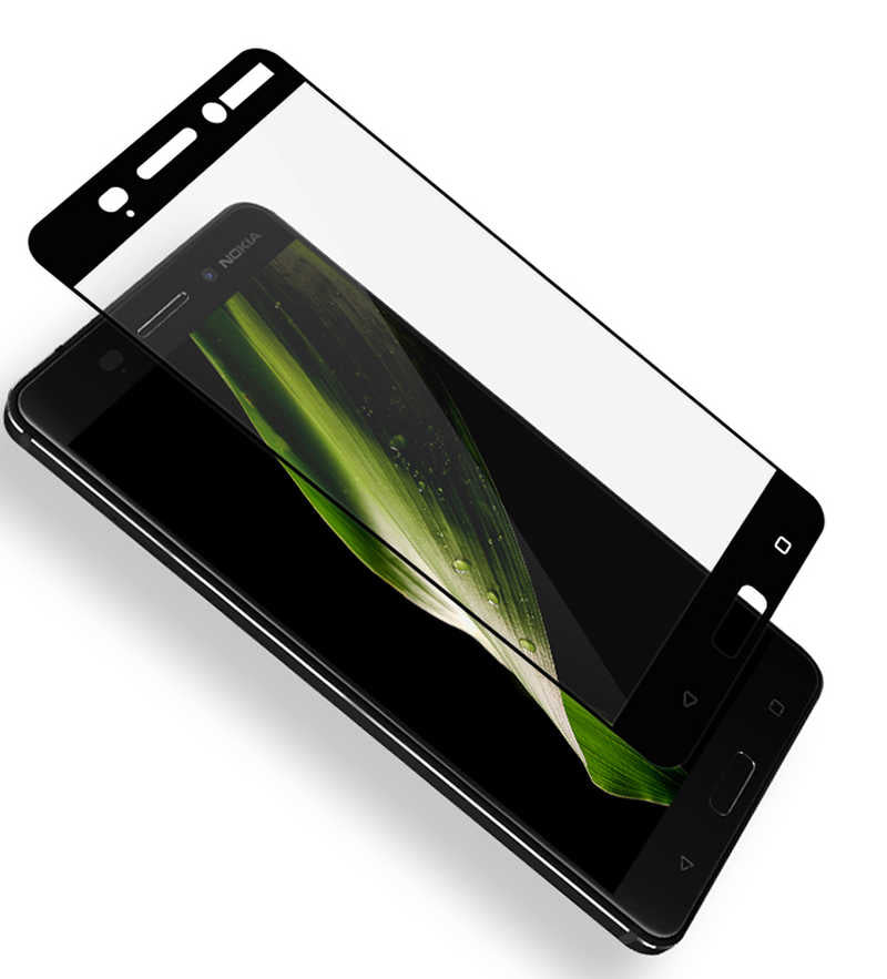 Nokia 3 Zore Ekranı Tam Kaplayan Düz Cam Koruyucu