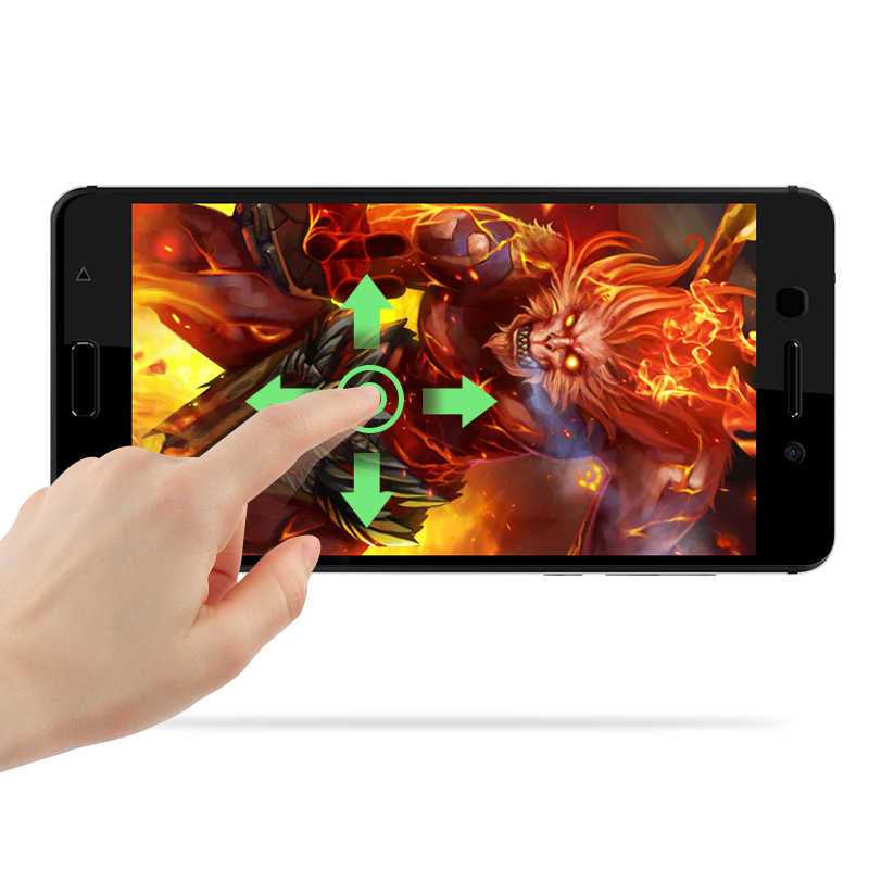 Nokia 6 Zore Ekranı Tam Kaplayan Düz Cam Koruyucu