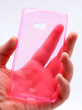 Nokia Lumia 540 Kılıf Zore Ultra İnce Silikon Kapak 0.2 mm