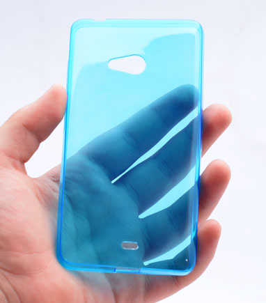 Nokia Lumia 540 Kılıf Zore Ultra İnce Silikon Kapak 0.2 mm