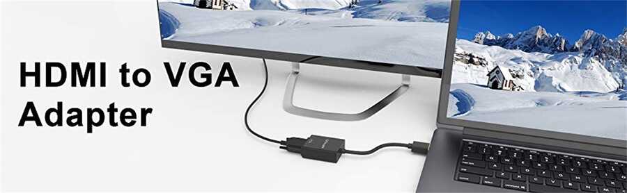 Qgeem QG-HD04 HDMI To VGA Dönüştürücü