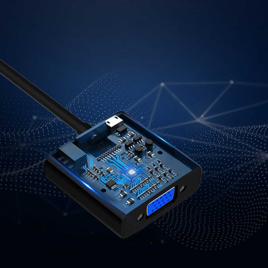 Qgeem QG-HD08 HDMI To VGA Dönüştürücü
