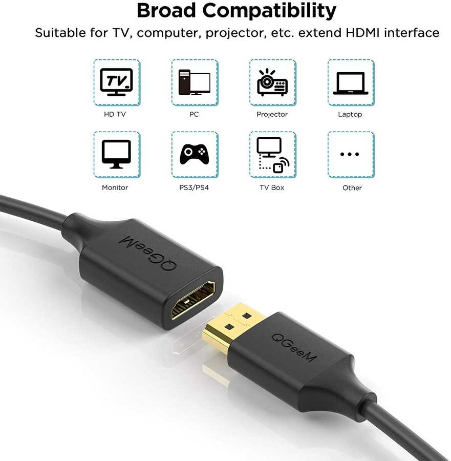 Qgeem QG-HD19 HDMI Kablo 1.83M