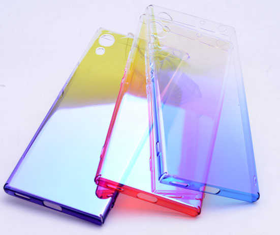 Sony Xperia L1 Kılıf Zore Renkli Transparan Kapak